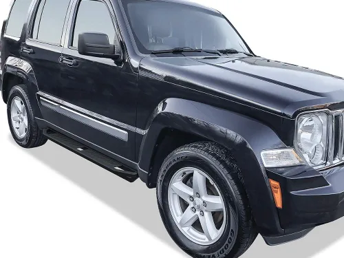 Vista 6 de HD Ridez Armadura de acero inoxidable para Jeep Liberty 2008-2013 (barras laterales de barra nerf)