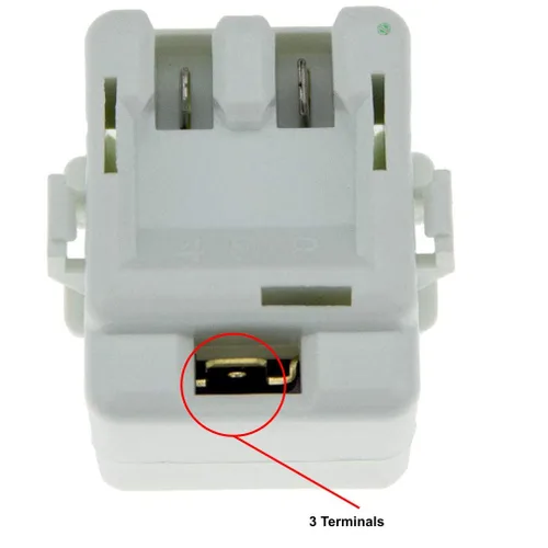 Vista 3 de 4SP1083 CKD2663 Reemplazo del relé de arranque del compresor del refrigerador y compatible con servicio pesado