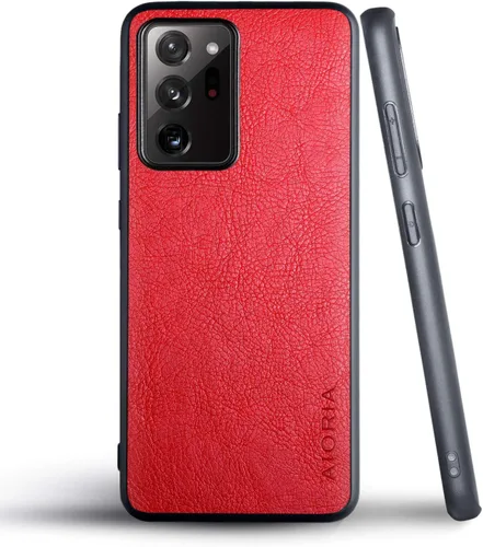 Vista 42 de AIORIA Para Samsung Galaxy Note 20 Case, 6.7 pulgadas Premium PU Leather Cover Retro Business Design Funda protectora completa para Samsung Note 20