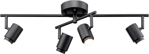 Vista 9 de Globe Electric Iluminación de riel integrada LED negra mate de 3 luces