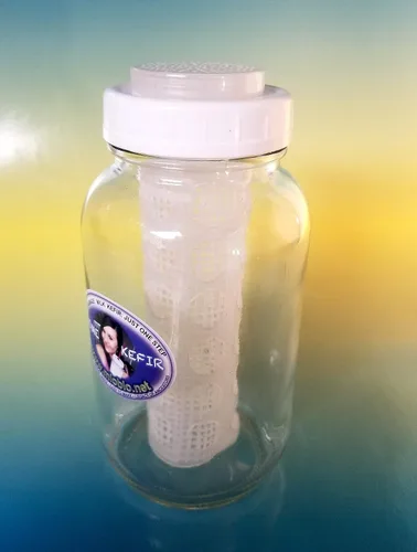 Vista 3 de Fermentador de kéfir - Infusor 0.6L/20oz para Kéfir Casero Rápido: Leche o Agua