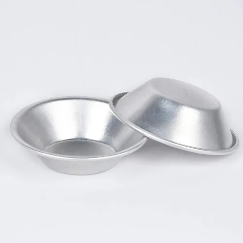 Vista 3 de Paquete de 25 moldes de aluminio para tarta de huevos, moldes de postre, antiadherentes y reutilizables