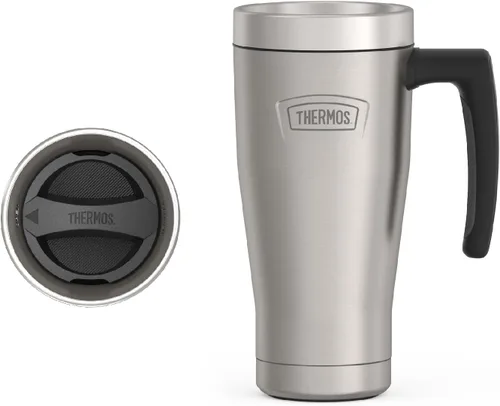 Vista 14 de THERMOS ICON SERIES, Taza de acero inoxidable, Glaciar, 16 onzas