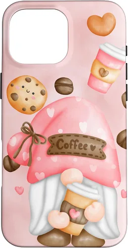 Vista 19 de Cute Coffee Gnomie for Garden Gnome Lovers and Gardener Case for iPhone 17
