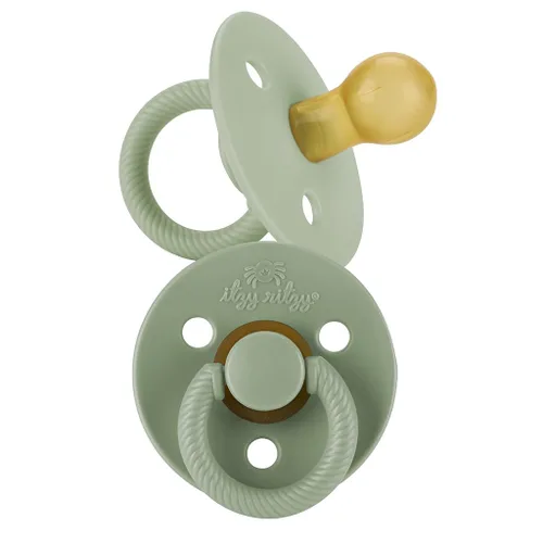 Vista 13 de Itzy Ritzy Chupetes de goma natural para 0 a 6 meses, juego de 2