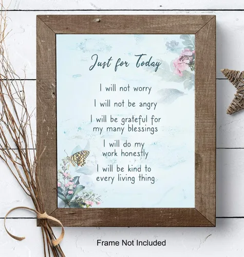 Vista 7 de Póster inspirador con citas motivacionales – Budismo Zen New Age Decoración de pared – Regalo de meditación para budistas, profesores de yoga