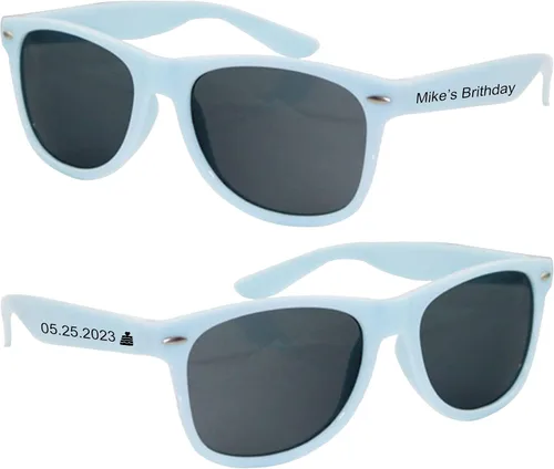 Vista 19 de Gafas de sol de boda personalizadas, gafas de sol personalizadas para invitados, cumpleaños y despedida de soltero