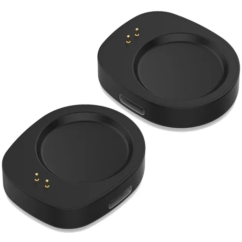 Vista 5 de Compatible con cargador Amazfit Active 3, estación de carga de repuesto tipo C Dock para Amazfit Active 3 Premium GPS Running Smart Watch (negro)