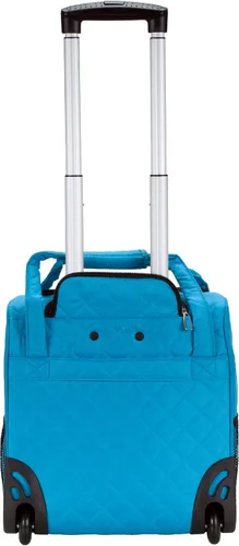 Vista 27 de Rockland Melrose - Maleta con ruedas, de porte vertical, para caber debajo del asiento, Rojo), BF31-RED