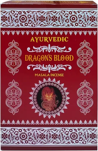 Vista 3 de Dragons Blood Inciense Sticks and Holder Bundle Ayurvedic Hand Made Insence Insence