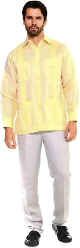Vista 3 de Mojito Collection Guayabera de polialgodón de manga larga