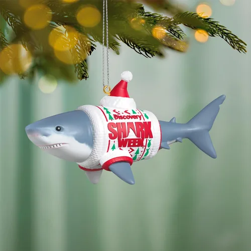 Vista 3 de Hallmark Keepsake Adorno de Navidad (semana del tiburón)