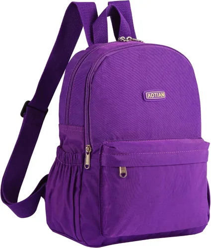 Vista 8 de AOTIAN - Mochila ligera y pequeña para senderismo para mujeres - Mochila de día resistente al agua y duradera para viajes, camping y aventuras al