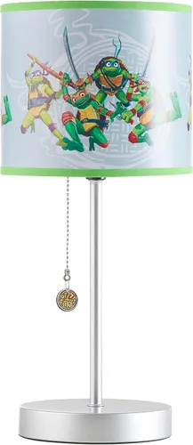Vista 21 de Lámpara de mesa para niños Frozen 2 con cadena de tracción, metal, pantalla decorativa impresa temática Multicolor