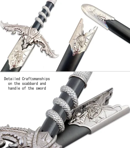 Vista 4 de Medieval Crusader Sword with Scabbard - Choose Your
