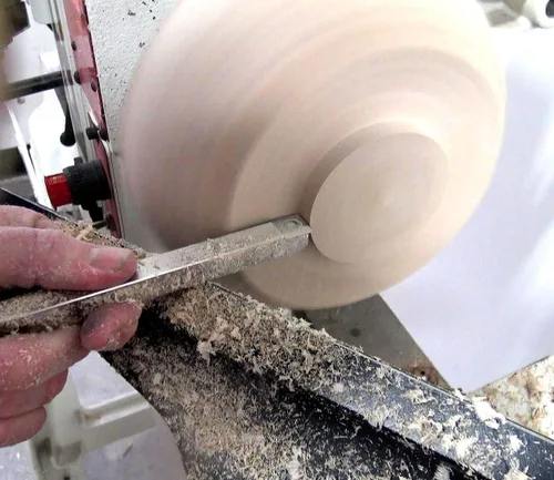 Vista 7 de Simple Woodturning Tools - Herramienta de torno de madera más áspera y simple de carburo más mango intercambiable de agarre de espuma de 17