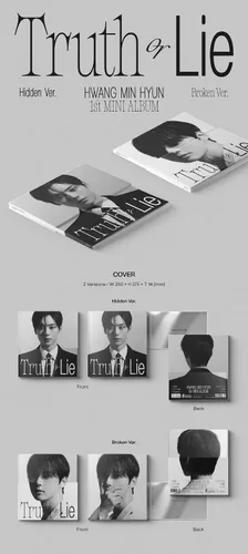 Vista 2 de HWANG MIN HYUN NU'EST - 1er mini álbum Truth or Lie CD (versión ROKEN ver.)