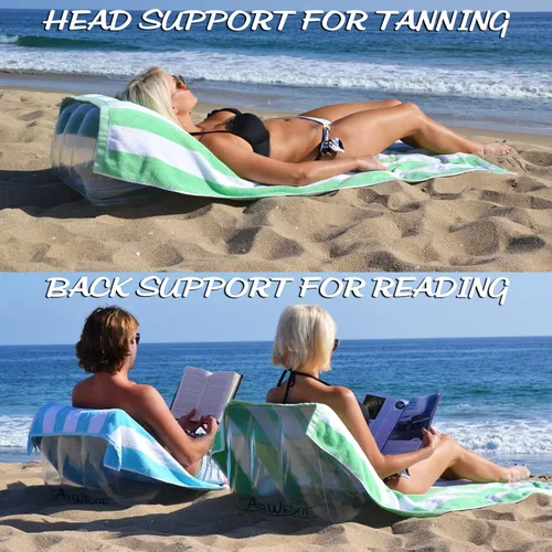 Vista 4 de GoSports AirWedge sillas de playa inflables. Relájese con la comodidad del aire (pack x 2)