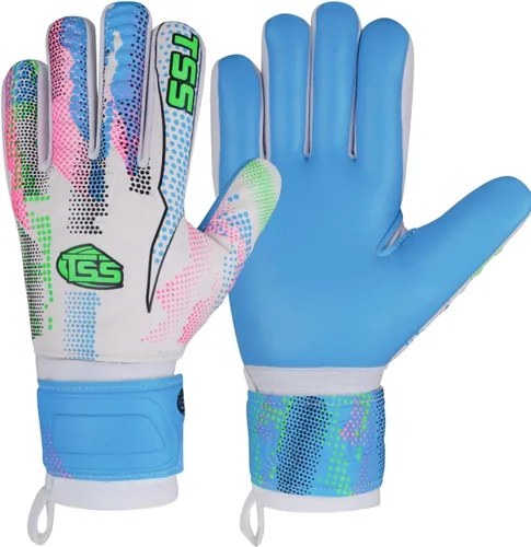 Vista 6 de Guantes de portero de fútbol para adultos y jóvenes, guantes de fútbol de alto rendimiento con protección Pro-Teck para la columna vertebral