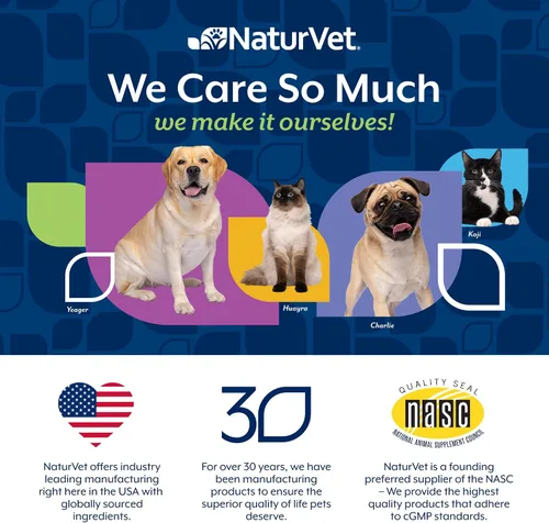 Vista 7 de NaturVet – Fórmula de Levadura Seca de Cervecero con Sabor a Ajo – Más Omegas Rico en Ácidos Grasos Omega-3, 6 y 9 Fortificado con B1, B2