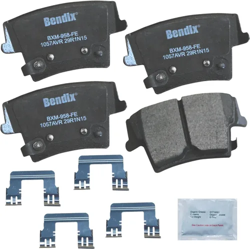 Vista 176 de Bendix Priority1 CFC154 - Juego de pastillas de freno de disco para Avanti II, Century, LeSabre, Regal, Riviera, chasis comercial, DeVille