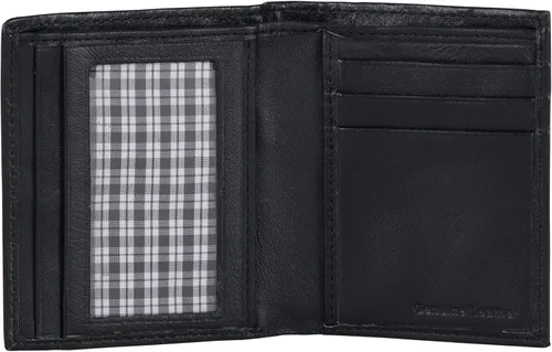 Vista 2 de Ben Sherman Manchester Slim Bifold Full Grain Cuero RFID Minimalista Caja de Regalo Cartera