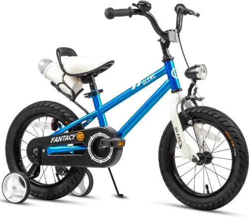 Vista 19 de Glerc Fantacy Kids Bike, 12-20 Inch Children Bicycle for 2-13 Years Old Boys Girls, Kids Bicycle with Water Bottle Holder & Headlight & Training