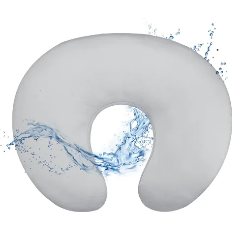 Vista 9 de Hooyax Funda de almohada de lactancia impermeable para bebé, fundas elásticas para almohadas de lactancia materna, adorable funda de almohada