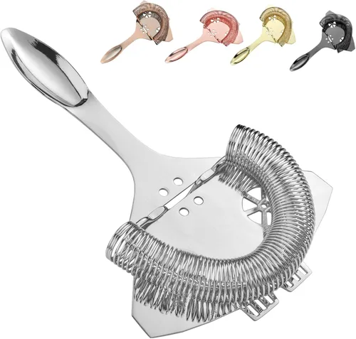 Vista 7 de Colador de cóctel, diseño de modelado Hawthorne Strainer-Rocket