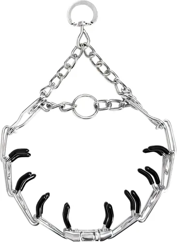 Vista 7 de Collar de entrenamiento de punta para perros, collar de pellizco ajustable para perros con hebilla de liberación rápida, collar sin tirones