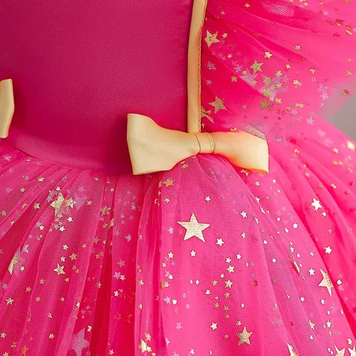 Vista 4 de NNJXD Baby Girl Princess Dress Bowknot Sequins Dresses