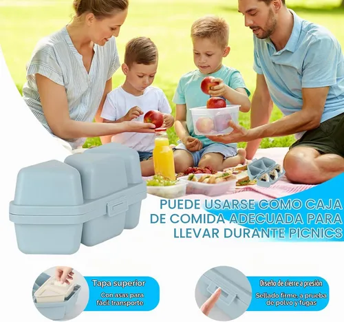 Vista 4 de HIBILDER Molde de Onigiri 6 en 1, molde triangular para sushi, una vez que hace rápidamente 6 piezas de sushi, molde multifuncional para hacer