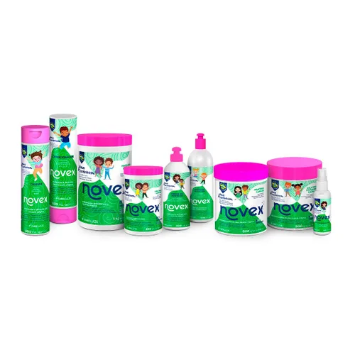 Vista 3 de Novex My Little Curls Acondicionador – Infundido con aloe vera y aceite de ricino (para todas las texturas de rizos); producto para el cabello