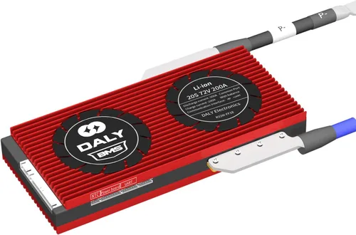 Vista 27 de DALY Smart BMS Li-ion 72V 20S 30A con comunicación UART, restablecimiento del módulo Bluetooth, puerto común para UPS convertidor de potencia