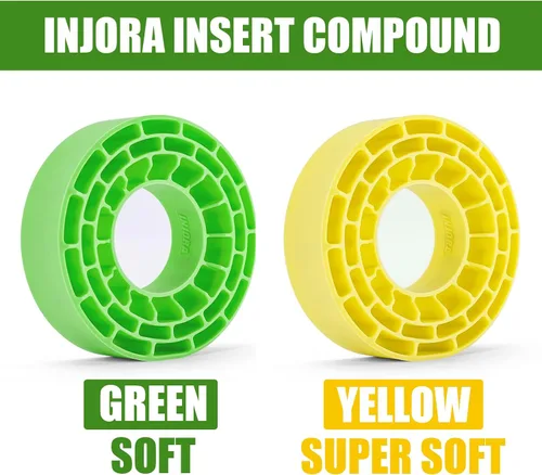 Vista 7 de INJORA Insertos de goma de silicona para neumáticos de 2.441-2.520 in*0.866-0.945 in 1.0" (1064) (verde)