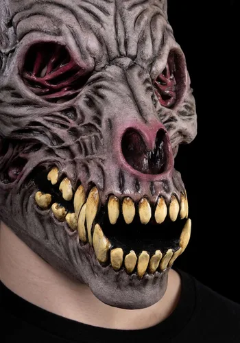 Vista 6 de Fun Costumes Máscara de perro diablo adulto - Máscaras inmortales