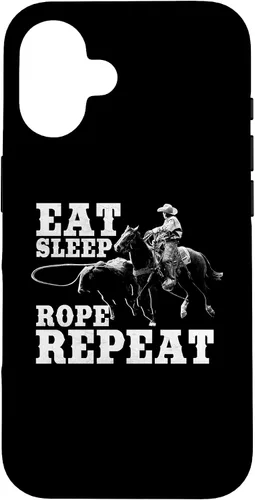 Vista 32 de Team Roping Funny Rodeo Cowboy Cowgirl Horse Riding Roper Case for iPhone 17