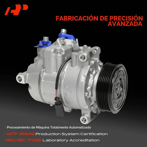 Vista 3 de A-Premium Compresor de aire acondicionado de CA con embrague compatible con A4 2004-2015, A4 Allroad 2013-2016, A4 Quattro, A5, A6, Q3, Q5, Q7