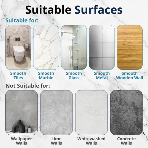 Vista 6 de Organizador de ducha esquinero, paquete de 4 organizadores de baño con soporte para jabón, soporte para cepillos y 12 ganchos, estantes de ducha