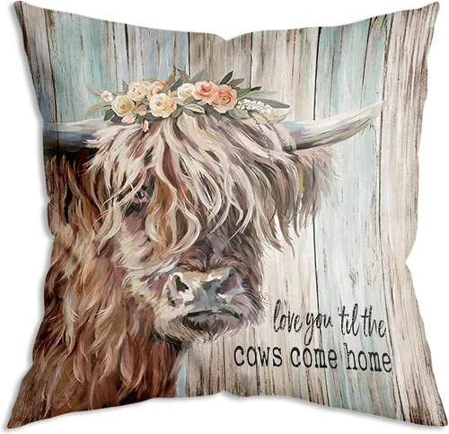 Vista 14 de Long Live Cowgirls, funda de cojín suave retro occidental The Cool Girl, funda de cojín decorativa para sofá o cama, 18 x 18 pulgadas, un regalo