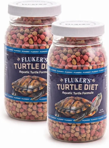 Vista 8 de Fluker's Dieta de tortugas acuáticas, pellets de alimentos para tortugas, 8 onzas