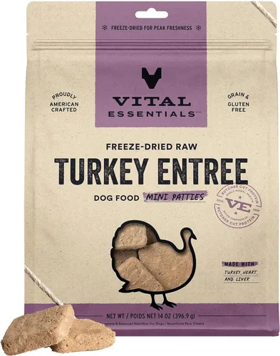 Vista 11 de Vital Essentials Alimento crudo liofilizado para perros, mini empanadas de conejo, 14 onzas