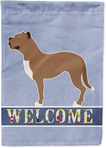 Vista 21 de Caroline's Treasures BB8334GF AIDI Bandera de jardín para perro de montaña del Atlas, bandera de buzón azul, bandera decorativa para patio exterior