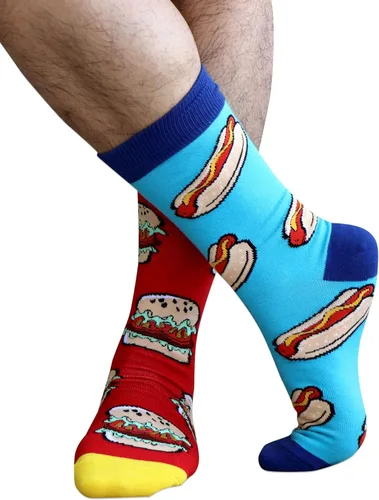 Vista 2 de xiaomaizi Scoks - Vestido divertido y fresco de animales para hombre, paquete acogedor, talla 10-13
