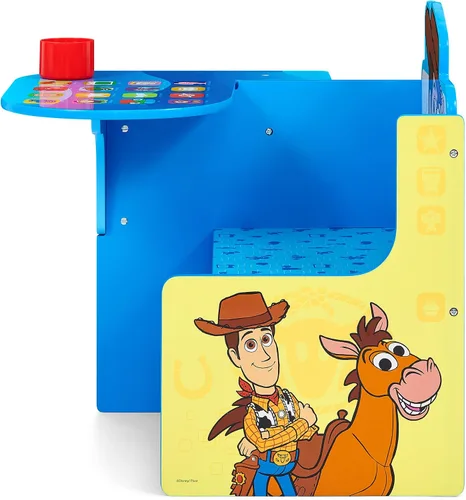 Vista 11 de Delta Children Escritorio con silla con compartimento de almacenamiento Azul