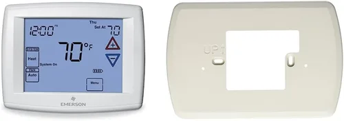 Vista 7 de White Rodgers Emerson 1F95-1277 termostato programable táctil de 7 días, color blanco & Emerson termostatos F145-1328 sensor remoto