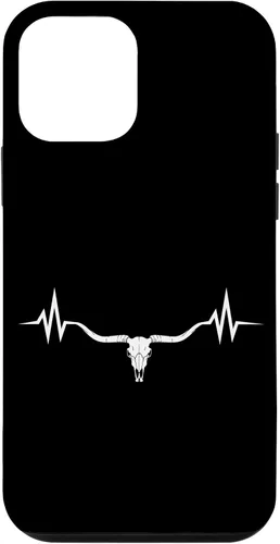 Vista 16 de Vintage Texas Longhorn Rancher Heartbeat Pulse Cattle Farmer Case for iPhone 17