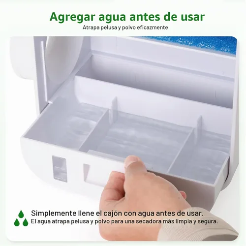 Vista 6 de LuckIn Kit de ventilación de secadora interior 3 en 1 para secadora eléctrica, kit de limpiador de ventilación de secadora con filtro de poliéster