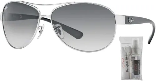 Vista 2 de Ray-Ban RB3386 Sunglasses For Men For Women BUNDLE with Designer iWear Complimentary Eyewear Care Kit