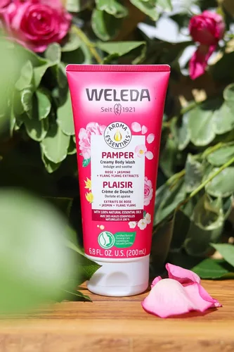 Vista 4 de Weleda Aroma Essentials Pamper - Jabón corporal cremoso, sin parabenos, 6.8 onzas líquidas (paquete de 1)
